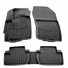 3D килимки для Mitsubishi Outlander XL 2007-2012  з бортиками 30 мм (Stingray)