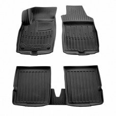 3D килимки для Fiat Panda (2003-2012) з бортиками 30 мм (Stingray)