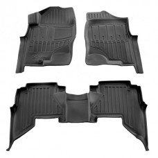 3D килимки для Nissan Pathfinder III (R51) (2005-2010) з бортиками 30 мм (Stingray)