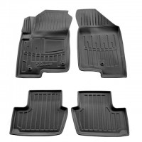 3D килимки для Jeep Patriot (2007-2016) 2 кліпси на водійському з бортиками 30 мм (Stingray)
