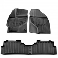 3D килимки для Toyota Prius V (2011-2015) з бортиками 30 мм (Stingray)