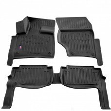 3D килимки для Audi Q7 (4L) (2005-2015) з бортиками 30 мм (Stingray)
