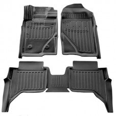 3D килимки для Ford Ranger (P703) (2022-...) з бортиками 30 мм (Stingray)
