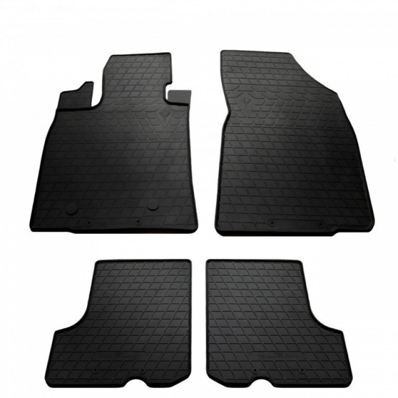Гумові килимки в салон для Renault Sandero Stepway I (2008-2012) комплект з 4 штук (Stingray)