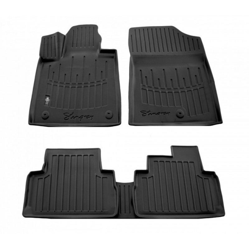 3D килимки для HYUNDAI Santa Fe (2020-...) з бортиками 30 мм (Stingray)