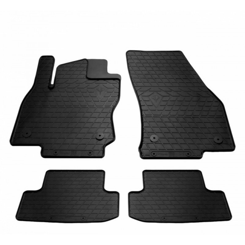 Гумові килимки в салон для Seat Ateca (2016-...) комплект з 4 штук (Stingray)