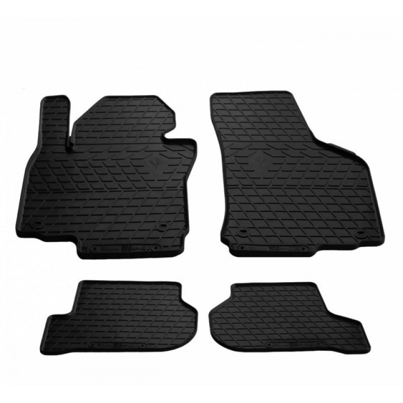 Гумові килимки в салон для Volkswagen Jetta V (2005-2010) комплект з 4 штук (Stingray)