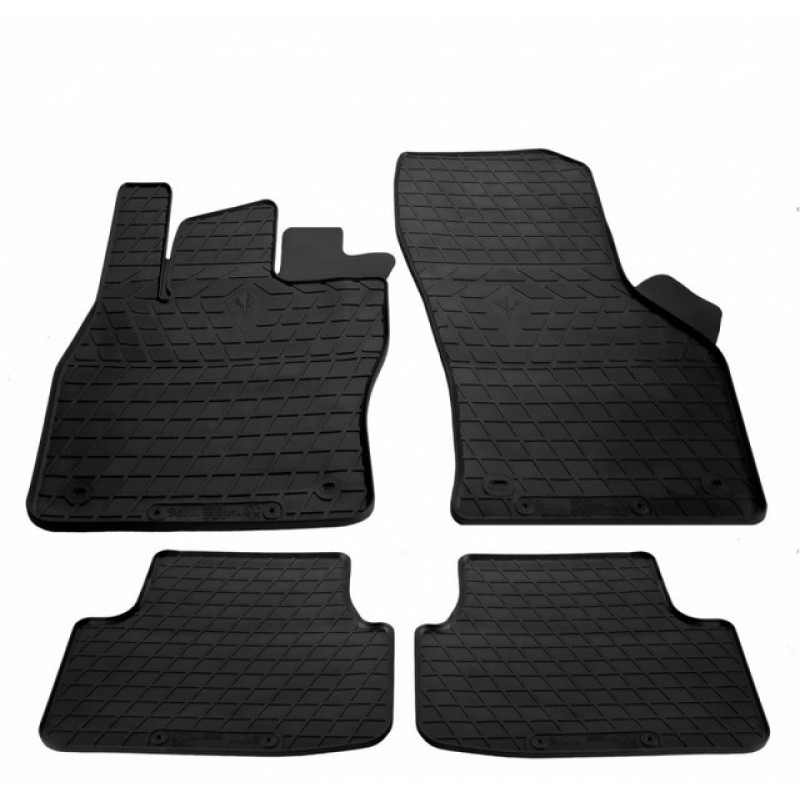 Гумові килимки в салон для Skoda Octavia III (A7) (2013-2020) комплект з 4 штук (Stingray)