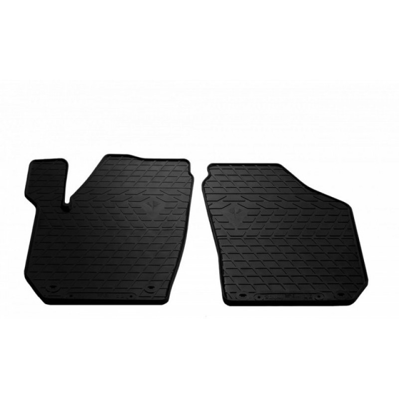 Гумові килимки в салон для Skoda Praktik (2007-2014) комплект з 2 штук (Stingray)