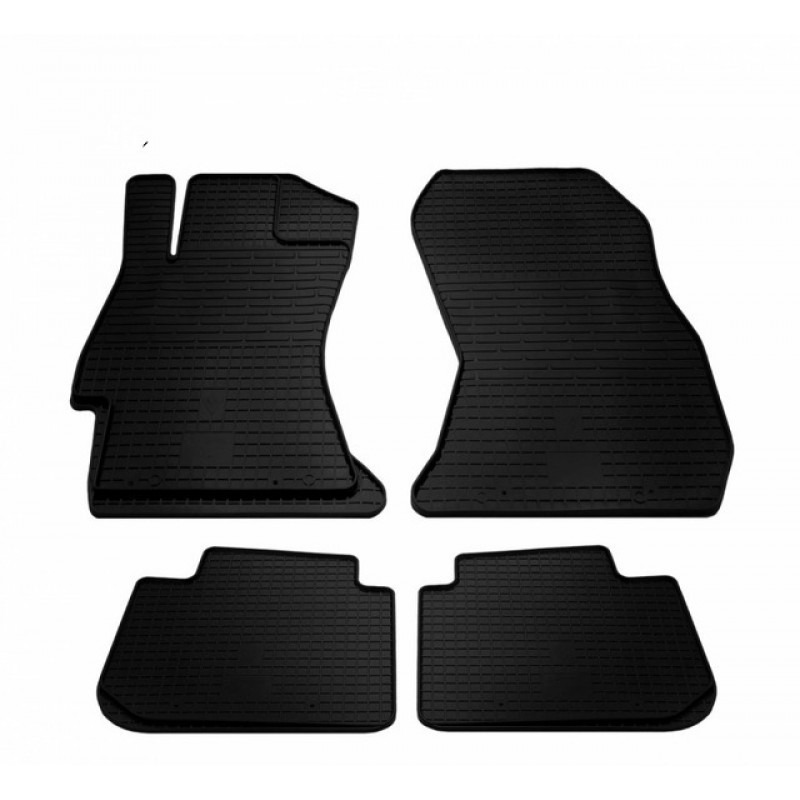 Гумові килимки в салон для Subaru Legacy (BR) (2009-2014) комплект з 4 штук (Stingray)