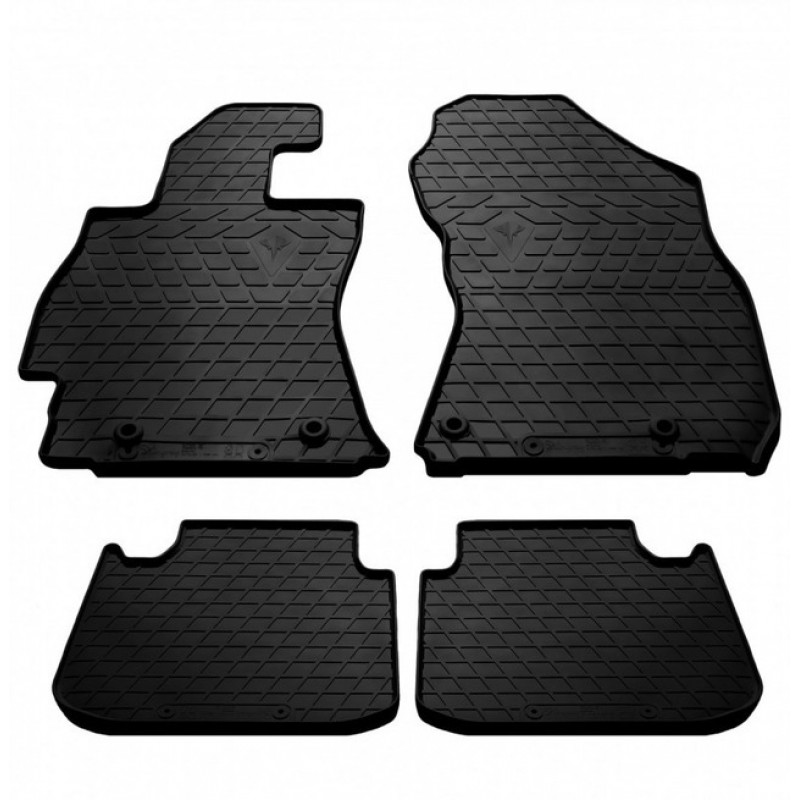 Гумові килимки в салон для Subaru Outback V (BS) (2014-...) комплект з 4 штук (Stingray)