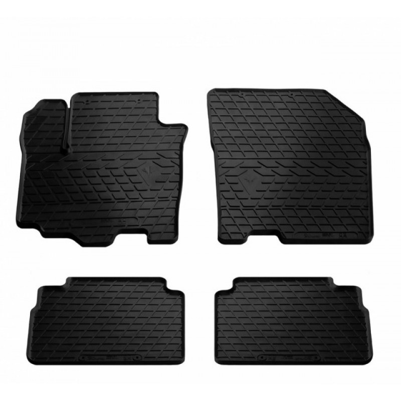 Гумові килимки в салон для Suzuki SX4 II (2013-...) комплект з 4 штук (Stingray)