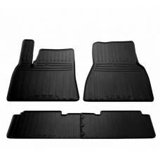 Гумові килимки в салон для Tesla Model S (2012-...) комплект з 4 штук (Stingray)