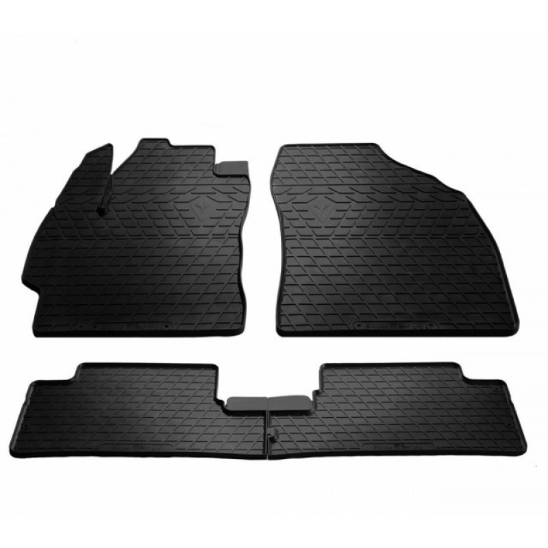 Гумові килимки в салон для Toyota Corolla (E140) (2006-2012) комплект з 4 штук (Stingray)