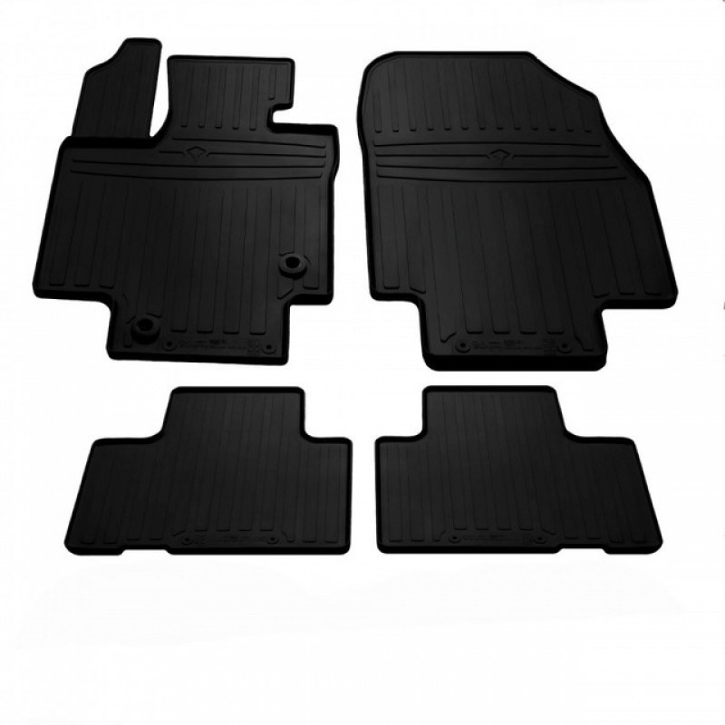 Гумові килимки в салон для Toyota Highlander (XU70) (2019-...) комплект з 4 штук (Stingray)