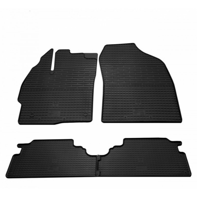 Гумові килимки в салон для Toyota Prius V (2011-2015) комплект з 4 штук (Stingray)