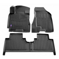 3D килимки для Hyundai Tucson (JM) (2004-2012)  з бортиками 30 мм (Stingray)
