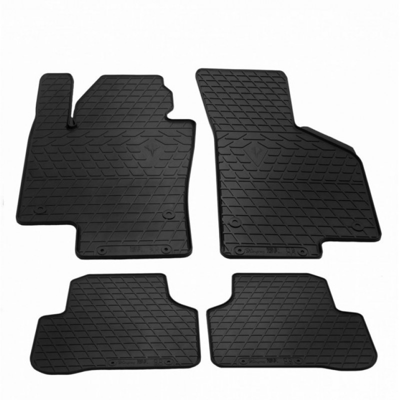 Гумові килимки в салон для Volkswagen Passat B7 (2010-2014) комплект з 4 штук (Stingray)