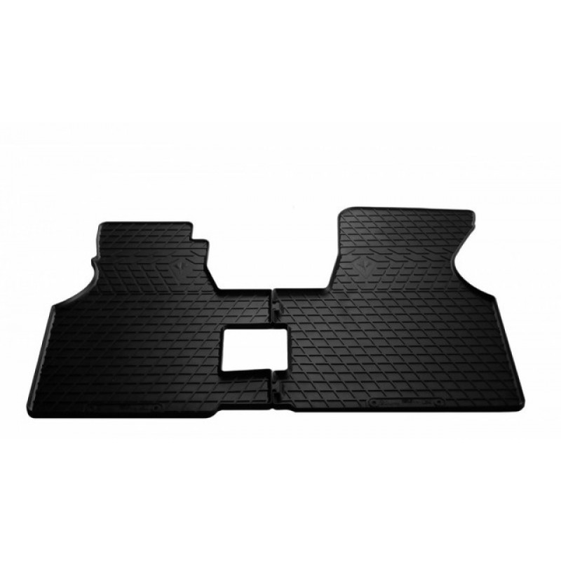 Гумові килимки в салон для Volkswagen T4 (1990-2003) комплект з 2 штук (Stingray)