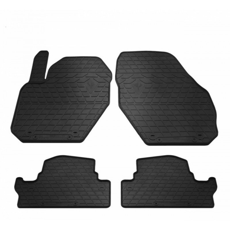 Гумові килимки в салон для Volvo V60 I (2010-2018) комплект з 4 штук (Stingray)