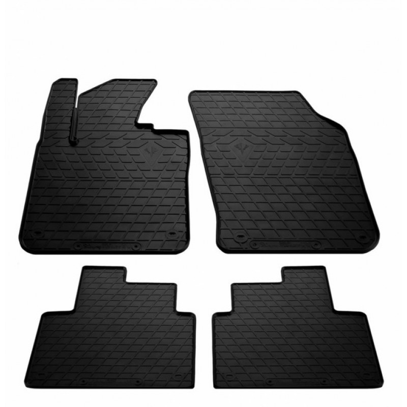Гумові килимки в салон для Volvo V90 Cross Country (2017-...) комплект з 4 штук (Stingray)