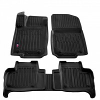3D килимки для MERCEDES X166 GL (2012-2015)  з бортиками 30 мм (Stingray)
