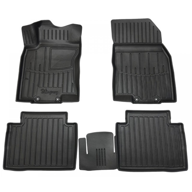 3D килимки для NISSAN X-Trail (T32) (2014-...)  з бортиками 30 мм (Stingray)