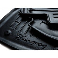 3D килимки для Volkswagen Touareg I (2002-2010) з бортиками 30 мм (Stingray)
