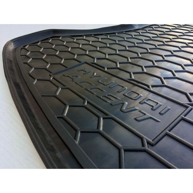 Килимок в багажник для Hyundai Accent 2017- Sedan (Avto-Gumm)