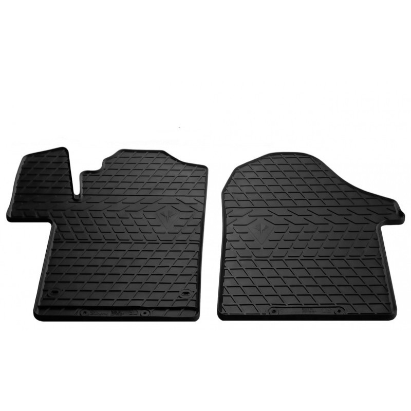 Гумові килимки в салон для Mercedes Benz W447 Vito III (2014-...) комплект з 2 штук (Stingray)