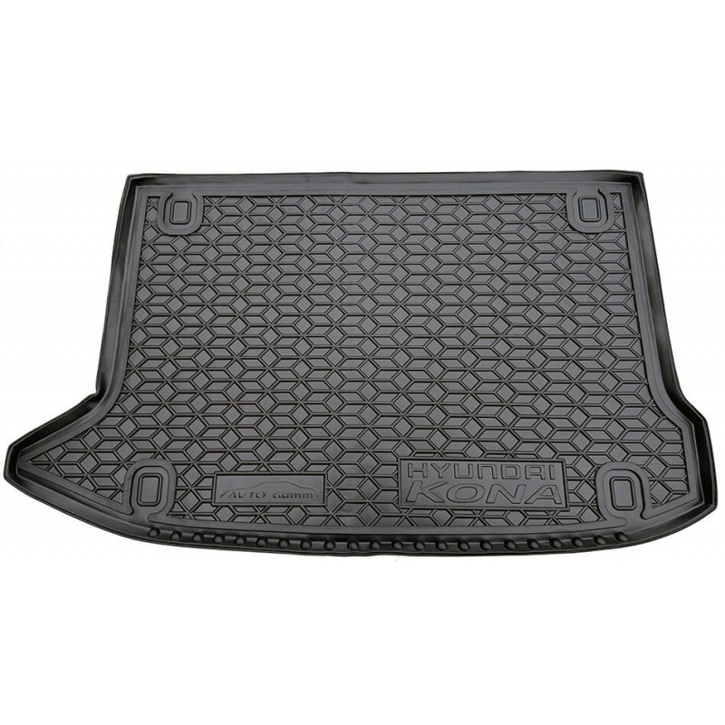 Килимок в багажник для Hyundai Kona 2018- ДВС (Avto-Gumm)