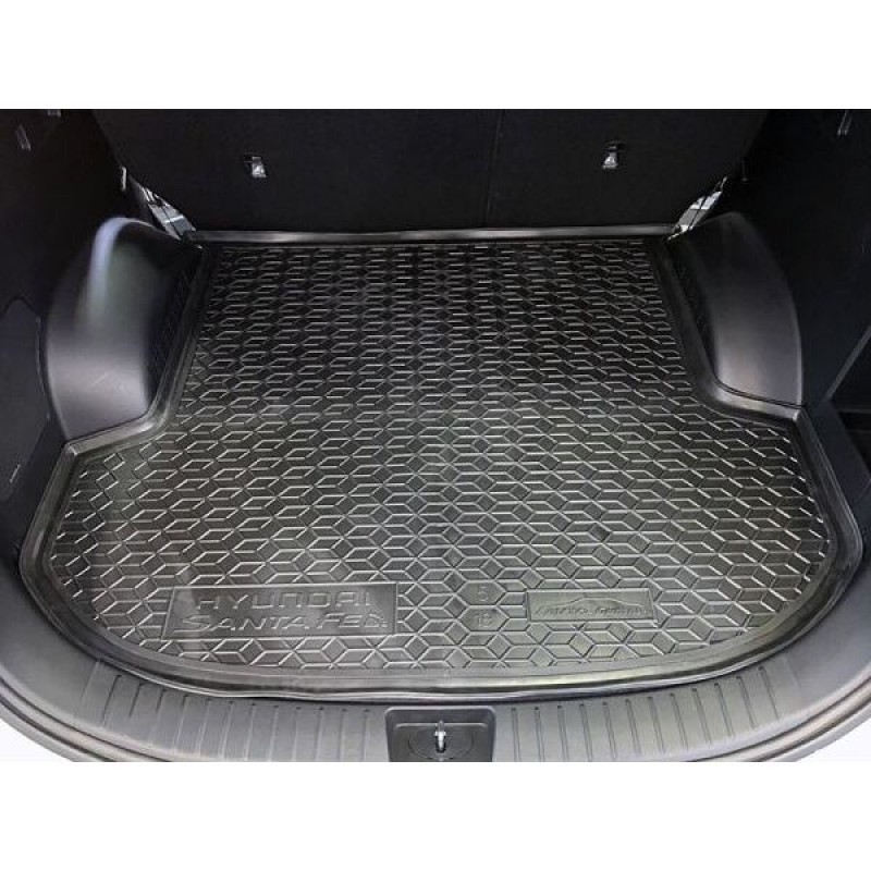 Килимок в багажник для Hyundai Santa Fe IV (TM) (2018-...) 5 місць (Avto-Gumm)