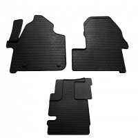 Гумові килимки в салон для Mercedes Benz W907 Sprinter III (2018-...) (1plus1) комплект з 3 штук (Stingray)