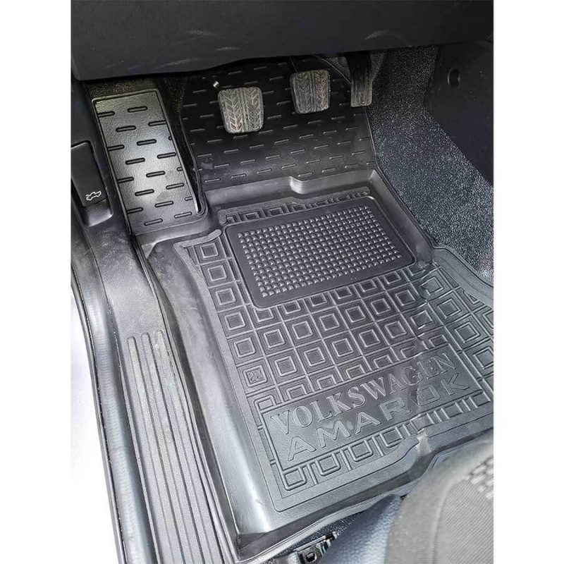 Коврики в салон Volkswagen Amarok (2022-...) (Avto-Gumm)