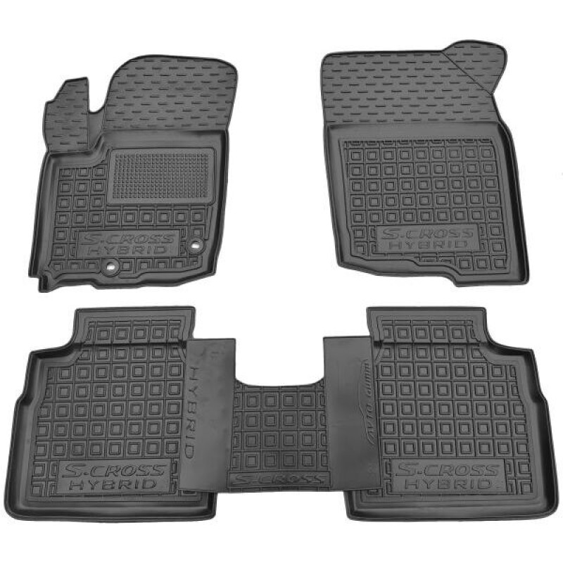 Коврики в салон SUZUKI SX4 III S-CROSS (2021-...) MHEV (Avto-Gumm)