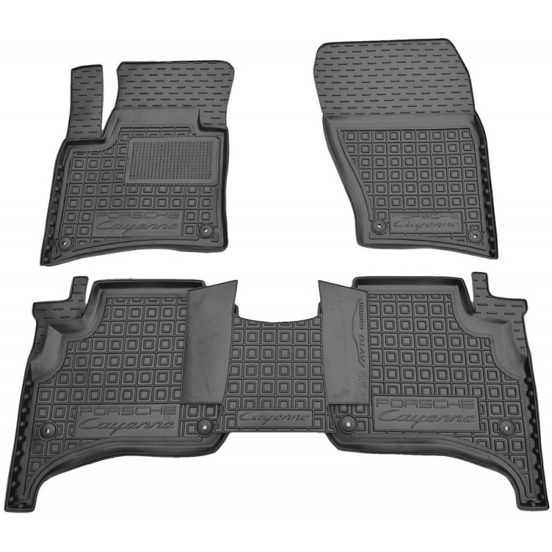 Коврики в салон Porsche Cayenne (92A) (2010-2017) (Avto-Gumm)