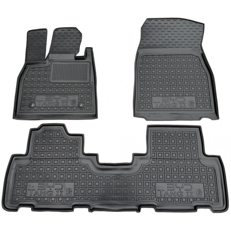 Коврики в салон BYD TANG (2021-...) 6 місць без 3 ряду (Avto-Gumm)