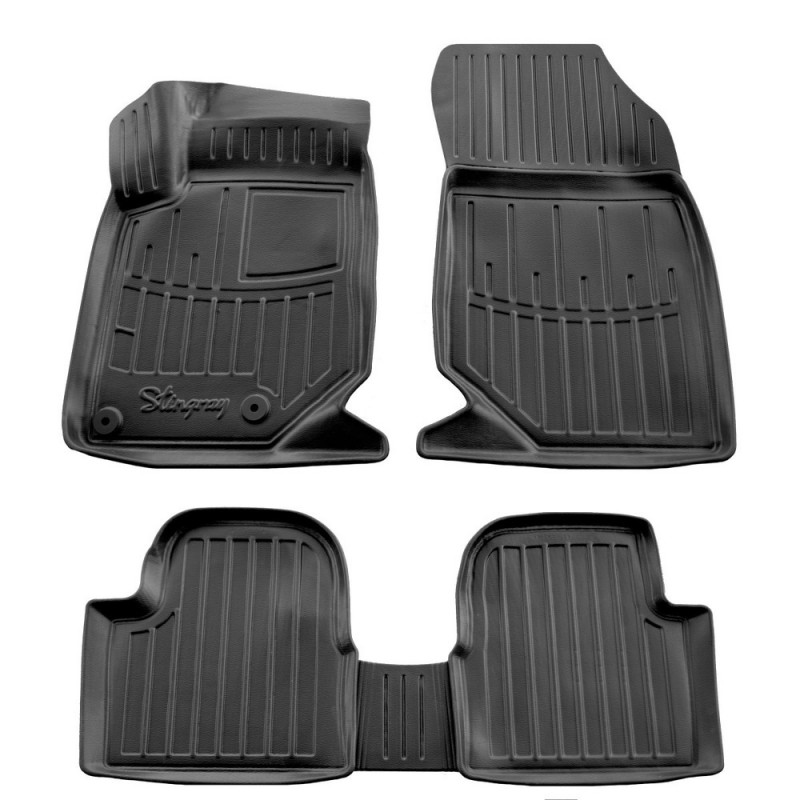 3D килимки для Peugeot 2008 II (2019-...) з бортиками 30 мм (Stingray)