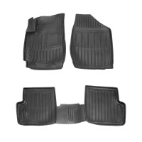 3D килимки для Toyota Corolla (E120) (2000-2006) з бортиками 30 мм (Stingray)