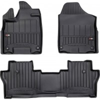 Гумові коврики в салон для Honda Pilot (mkIII) 2015-2022 / Passport (mkIII) 2018-2025 (1-2 ряд) (Frogum Proline 3D)