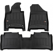 Гумові коврики в салон для Hyundai Santa Fe (mkV) 2024→ (1-2 ряд) (Frogum Proline 3D)