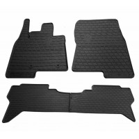 Гумові килимки в салон для Mitsubishi Pajero Wagon IV (V80) (2006-...) комплект з 4 штук (Stingray) Гумові килимки в салон для Mitsubishi Pajero Wagon IV (V80) (2006-...) комплект з 4 штук (Stingray)