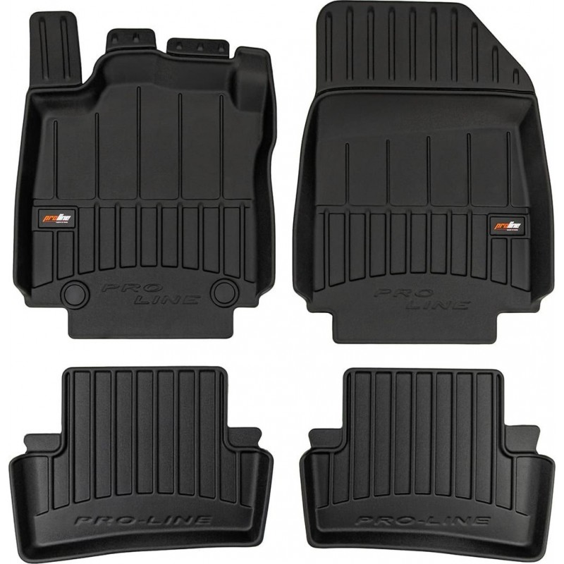 Гумові коврики в салон для Renault Clio (mkIV) 2012-2020 (Frogum Proline 3D)