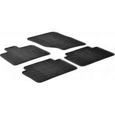 Гумові килимки в салон для Audi Q7 (mkI) 2005-2015 комплект з 4 штук (Gledring)