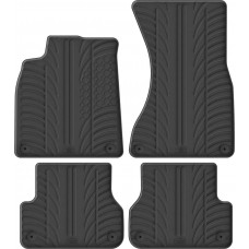 Гумові килимки в салон для Audi A6/S6/RS6 (mkIV)(C7) 2011-2018 / A7/S7/RS7 (mkI) 2010-2018 комплект з 4 штук (Gledring)