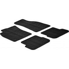 Гумові килимки в салон для Audi A6/S6/RS6 (mkIII)(C6) 2004-2011 (седан) комплект з 4 штук (Gledring)