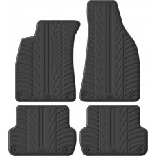 Гумові килимки в салон для Audi A4/S4/RS4 (mkII)(B6) 2000-2006 комплект з 4 штук (Gledring)