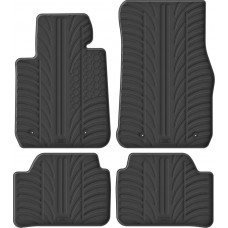 Гумові килимки в салон для BMW 1-series (F20; F21) 2011-2019 комплект з 4 штук (Gledring)