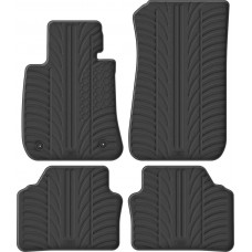 Гумові килимки в салон для BMW 3-series (E90; E91) 2004-2013 комплект з 4 штук (Gledring)