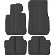 Гумові килимки в салон для BMW 3-series (F30; F31; F80) 2011-2019 комплект з 4 штук (Gledring)